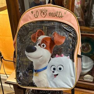 Pet Carrier Backpack - Orange and Black